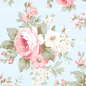 Landelijk huis vintage behang 1, papieren pak, digitale kunstpapier, shabby chic, hoge resolutie plakboekcollagevellen - INSTANT DOWNLOAD
