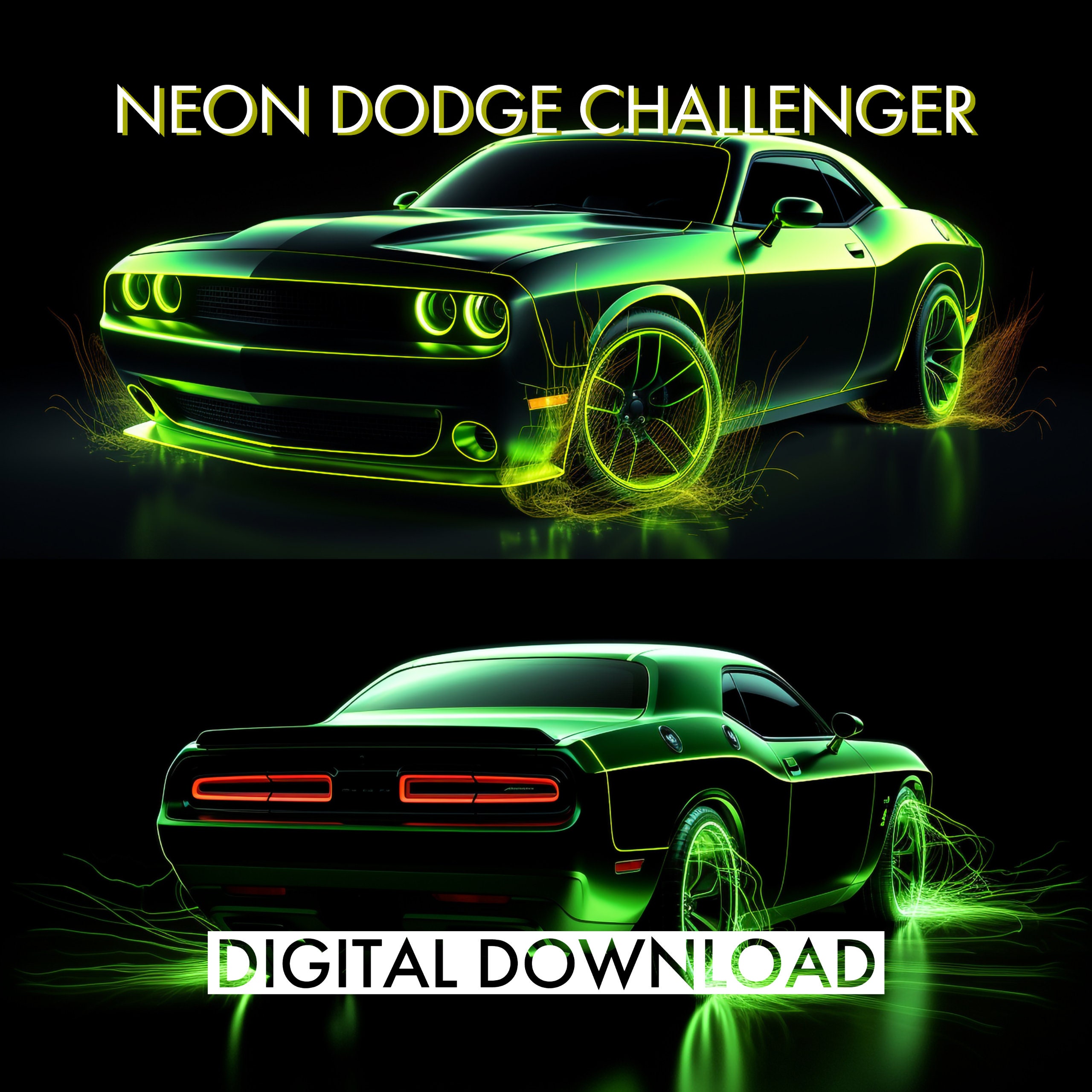 Dodge challenger neon lights deals