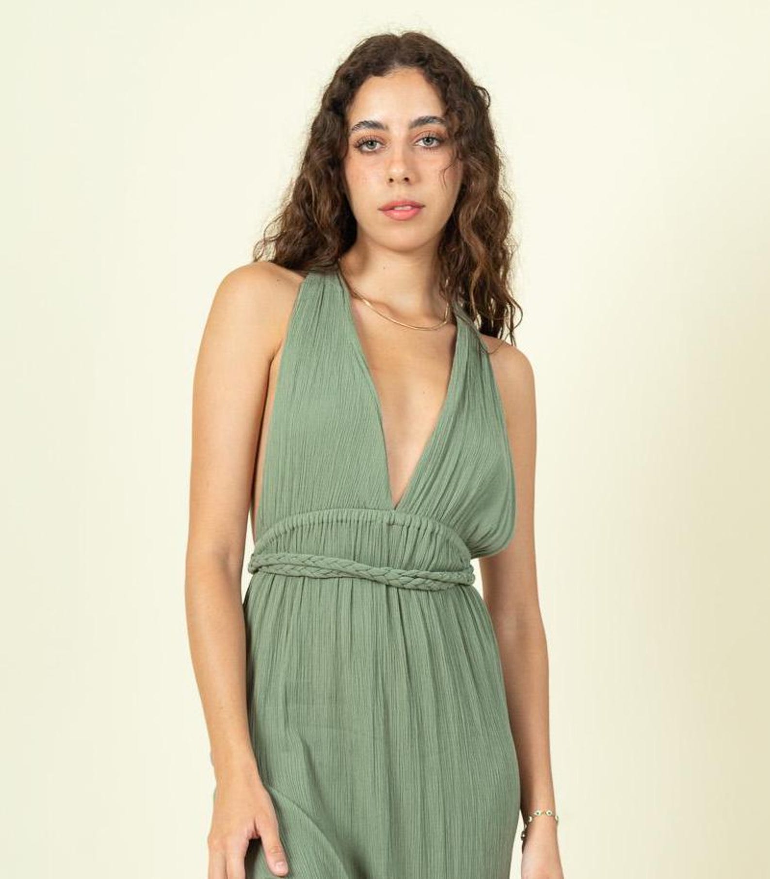 True Goddess Dress - GREEN main image 1