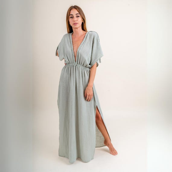 tiger mist maxi dress CECILY 5% elastane Machine wash Long Sleeve High Neck General Size:UK 16 - EU 44 - US 12 Gorgeous maternity dress