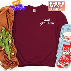 Cool Grandma Sweatshirt | New Grandma Gift | Cute Grandma Sweater | Funny Grandma Sweater | Grandma Life | Nana Gift Sweater | Grandma Gift