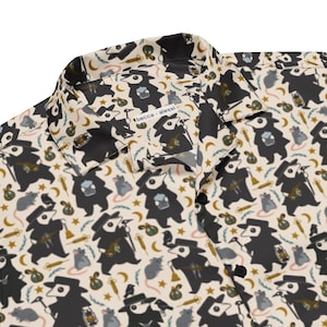 Plague Doctor Unisex Button Up Shirt // Ivory