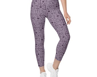 Rogue Class Leggings with Pockets // Duskworn Plum