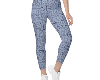 Rogue Class Pocket Leggings // Stormwashed Blue