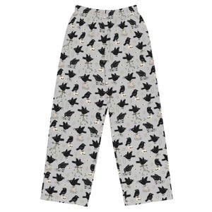 All-over print unisex wide-leg pants