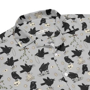 crow dress shirt Amazon.com: F-Caw-F Black Crow Moon Vintage Retro Halloween Dark Humor T- Shirt : Clothing, Shoes & Jewelry