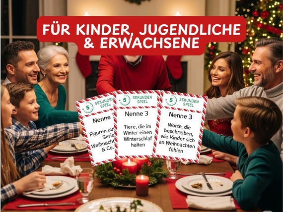 Generisch Spielkarten Set,Klassisches Weihnachts Ti Produktbild-Vorschau 13