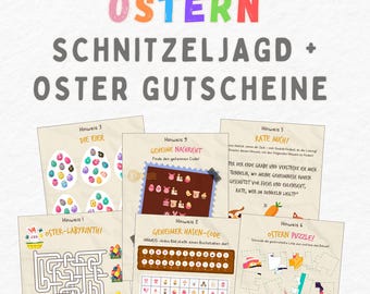 Scavenger hunt egg hunt for Easter, Easter treasure hunt for children, Easter treasure hunt indoors, Easter egg hunt game, Easter gifts for children