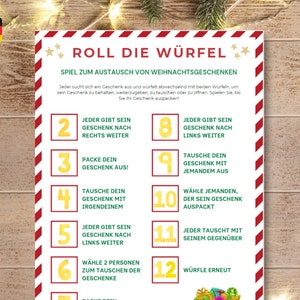 Christmas Secret Santa Game, Christmas Party Games Family, Christmas Gift Game, Fun Activity for Christmas Kids & Adults