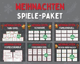 Christmas Games Package Christmas Party Games Christmas Family Games Christmas Party Games