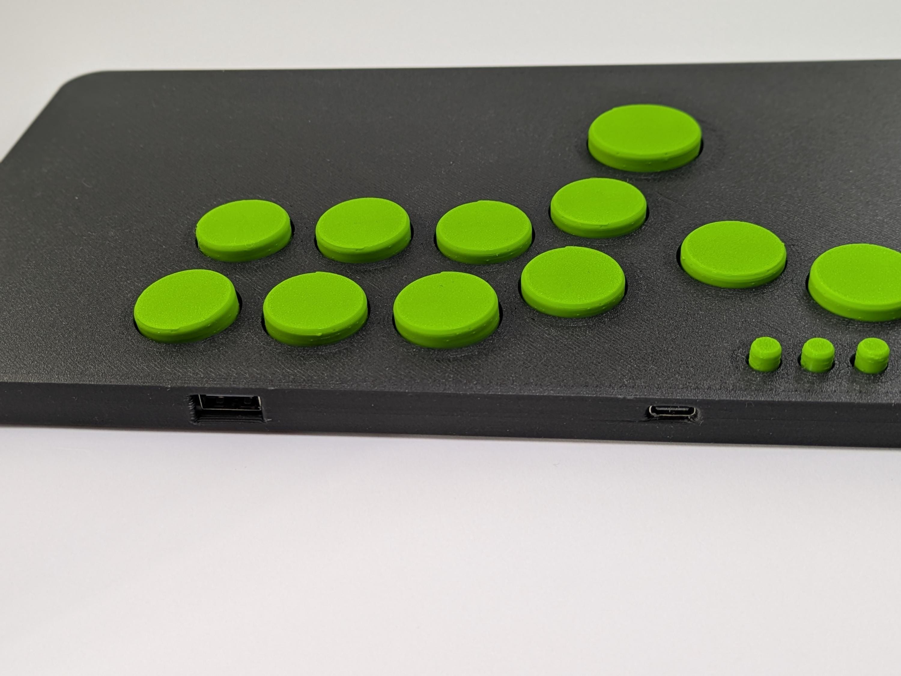 Flatbox Hitboxスタイルアーケード格闘コントローラー：低遅延、薄型