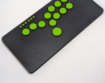 Flatbox Hitbox Style Arcade Fighting Controller: Low Latency, Low