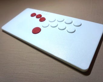 Large Flatbox Hitbox Controller: 3D Printed, Low Latency
