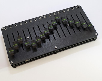 Banque de curseurs de contrôleur MIDI