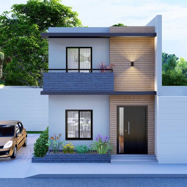 5x6 Meters Small House FLOORPLAN | 1 Bedroom House Plan | Modern Small House | 1 Story House