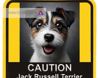 JACK RUSSELL REG !    "Dog On Board" Stickers | Dog Stickers For Car | Drivers Behind Will Remember Your Sticker
