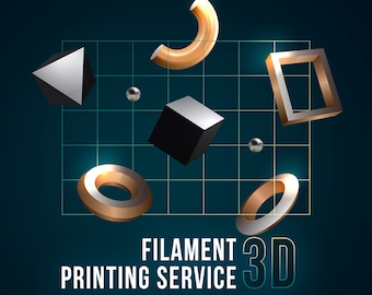 3D Filament/FDM Print Service