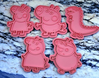 Cortadores de galletas para la fiesta de Peppa Pig: lleva el mundo de Peppa a tu repostería