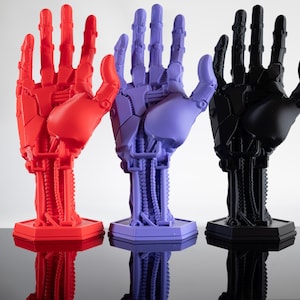 Unieke 3D-print robothandcontrollerstandaard, aangepaste 3D-geprinte controllerhouder, gameaccessoire - kies je kleur