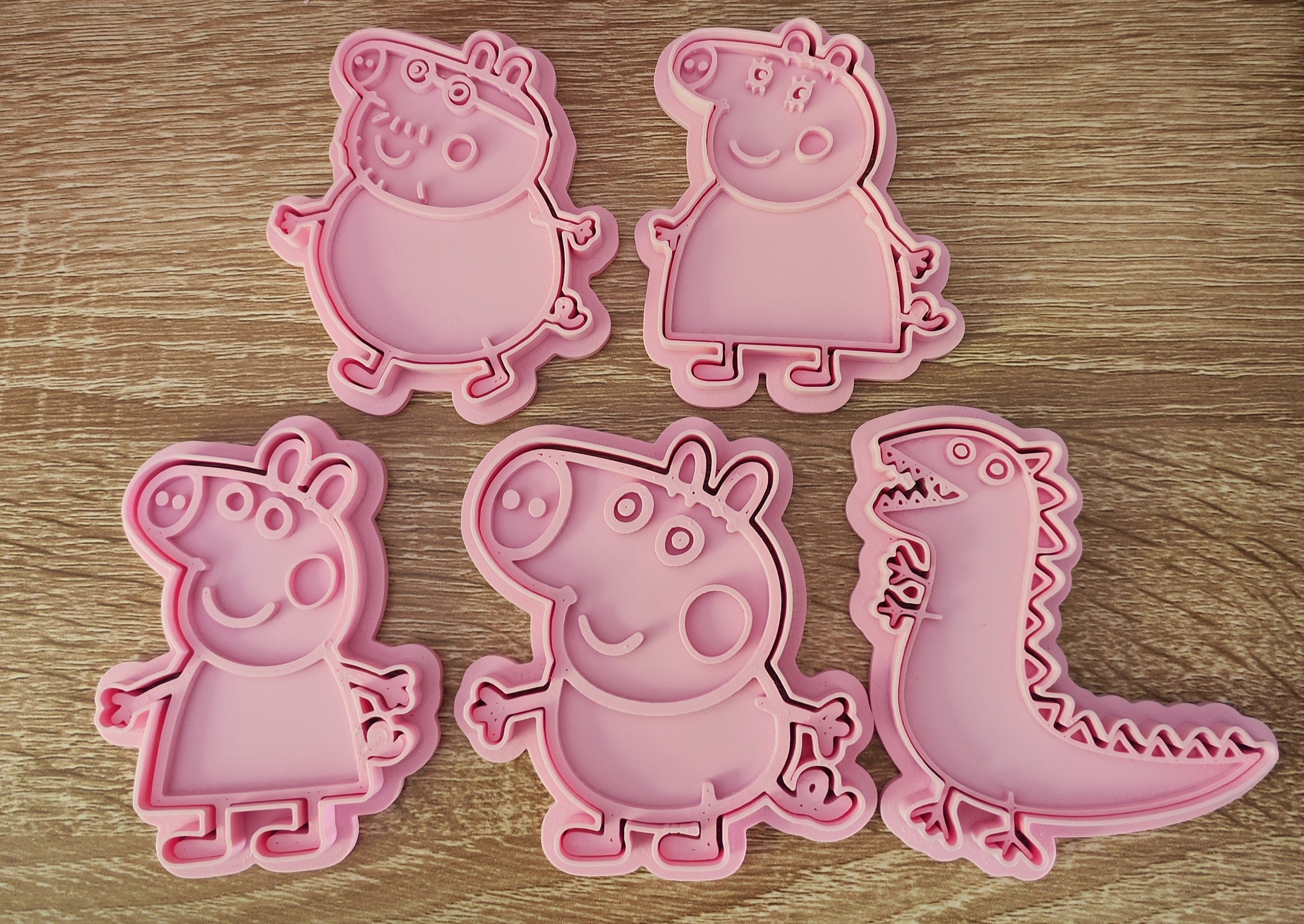 Pegatina de pared Peppa Pig Peppa Pig George Dinosaurio Grrrr