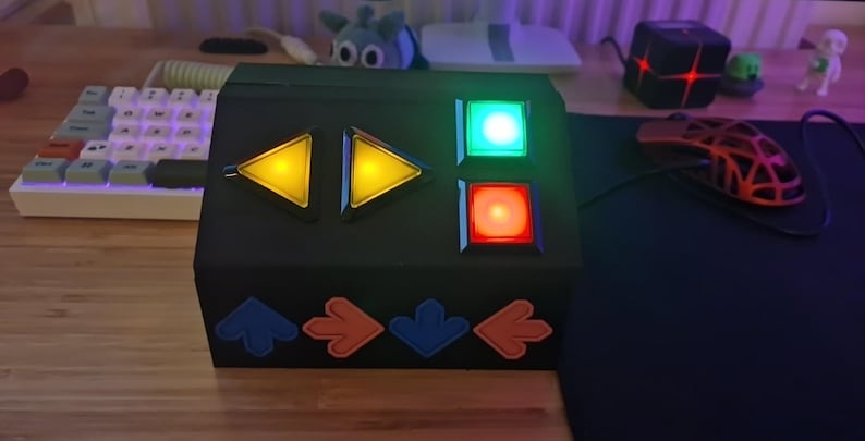 Stepmania Buttons Stepmania Control Box: Classic Style, Arcade Buttons, Customizable - Etsy