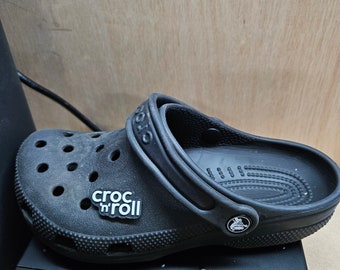 Croc 'n' Roll Croc Charm Accessory Attachment for crocs. | Joke Gift”
