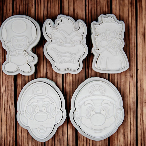 Level up your baking game with these Super Mario-inspired cookie cutters!