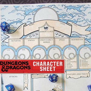 DnD Character Sheet - Simple Campaign 5th Edition