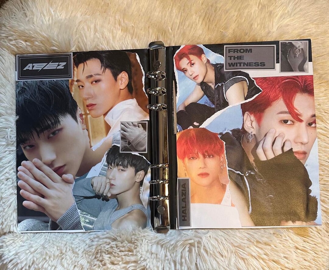 Custom Made Photocard Binders ateez Version - Etsy