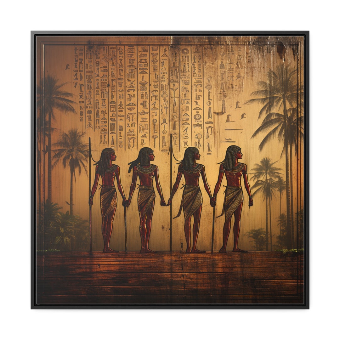 Egypt Wall Art Egyptian Canvas Wall Art Canvas Wall Decor Etsy