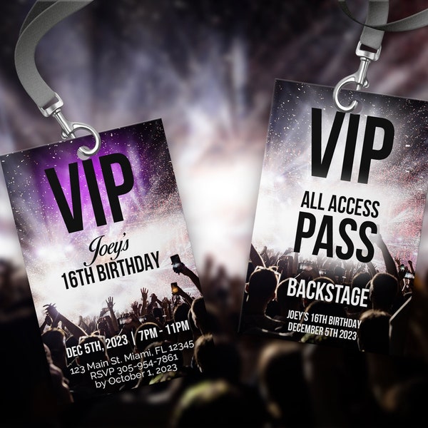 Concert Theme Party Etsy