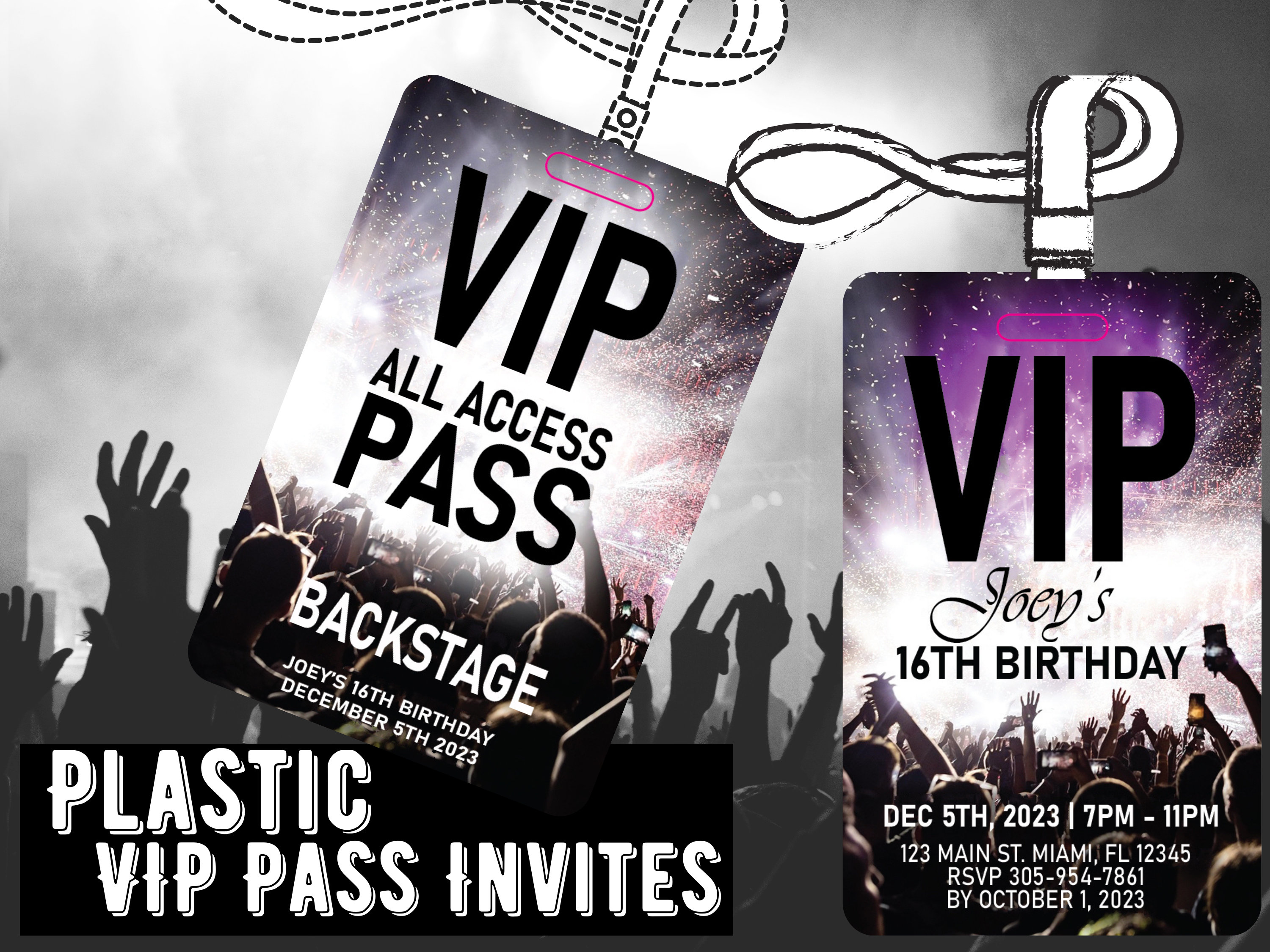 Custom VIP Pass - NameTag Wizard