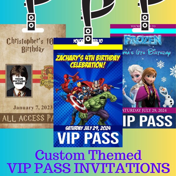 Frozen Vip Pass Etsy