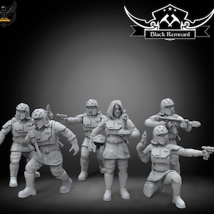 Black Remnant - ISB Agents (6 Miniatures) - Legion