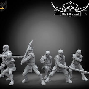Black Remnant - Ancient Red Warriors (6 Miniatures) - Legion