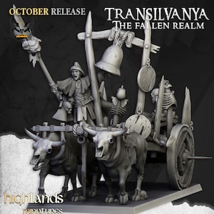 Highlands Miniatures - Transilvanya - Corpse Cart (1 Miniature) - Fantasy Battles