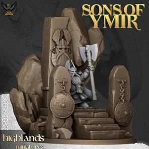 Highlands Miniatures - Sons of Ymir - Dwarf Lord - Fantasy Battles