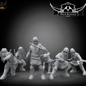 Black Remnant - Shadow Ninjas (6 Miniatures) - Legion