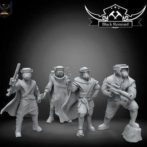 Black Remnant - Ubese Squad (4 Miniatures) - Legion