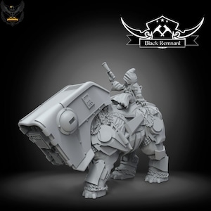 Black Remnant - Droid Thief on Heavy Beast (1 Miniature) - Legion