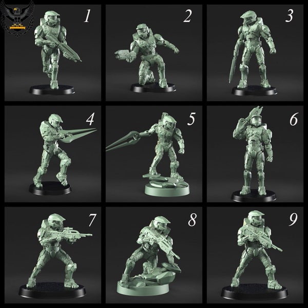 Galactic Armory - Halo - Master Chief Miniature (9 Variants)