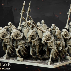 Highlands Miniatures - Undead Dark Knight Core Unit  - Fantasy Battles