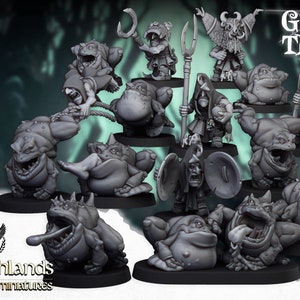 Highlands Miniatures - Swamp Goblins Herd Unit - Fantasy Battles