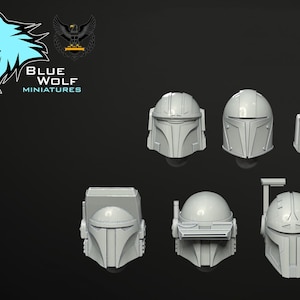 Blue Wolf Miniatures - Followers of the Creed Head Set (7) - Legion