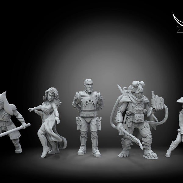 Black Remnant - September 2023 Character Release (5 Miniatures) - Legion