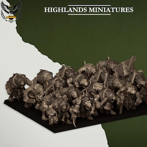 Highlands Miniatures - Ratmen - Vermin Acolytes