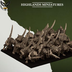 Highlands Miniatures - Ratmen - Sewer Rats