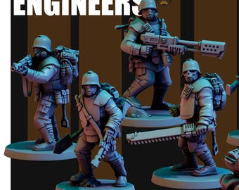 Red Pilgrim - Trench Engineers (5 Miniatures) - Poorhammer