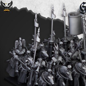 Highlands Miniatures - Royal Knights of Gallia (Mounted) - Fantasy Battles