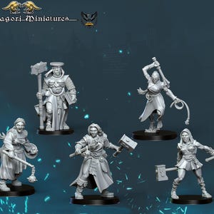 Magori Miniatures - Sisters of the Hammergod - Mordheim Proxy
